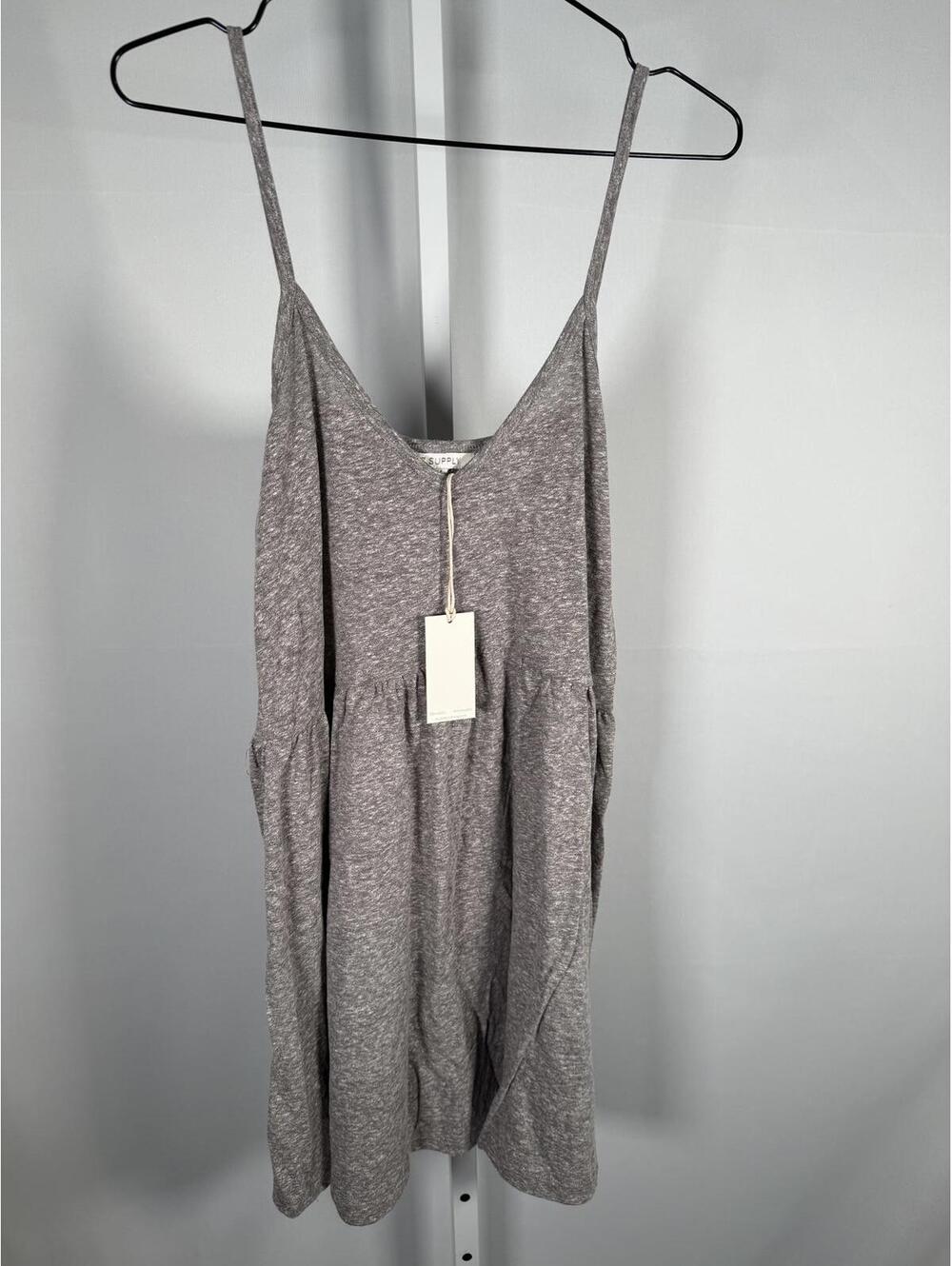 NWT Z Supply Kona Triblend Dress Heathered Gray Women's Size M - Picture 2 of 7